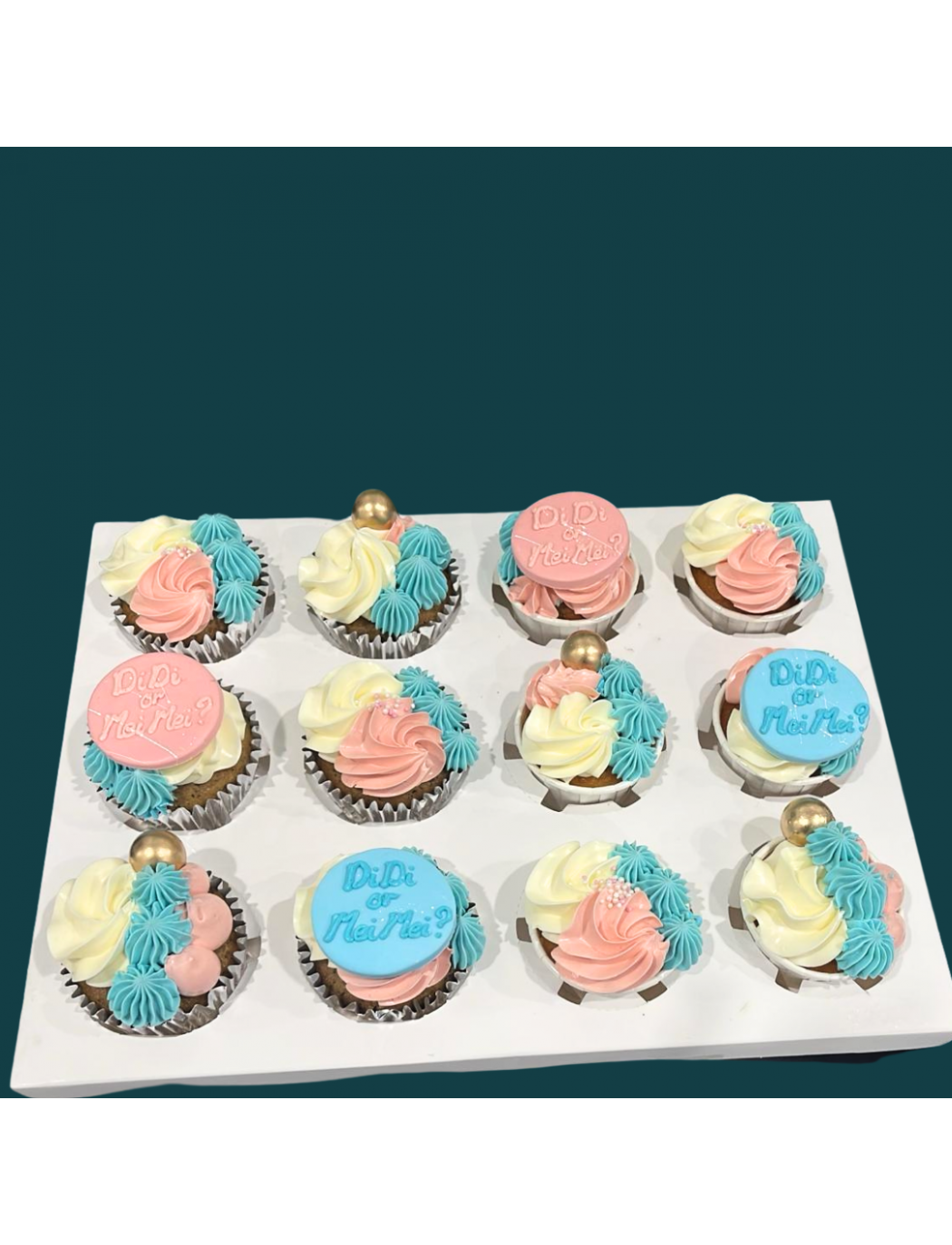 Gender Reveal Cupcakes Surprise with Every Bite LeLe Bakery SG — free download